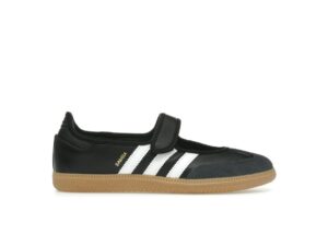 Zapatillas Adidas Samba Jane para mujer, color negro, blanco y goma, JQ6445