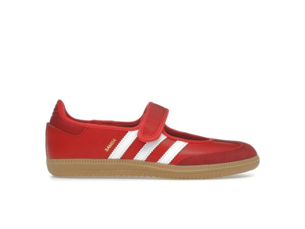 Zapatillas Adidas Samba Jane Scarlet White Gum para mujer JQ6446