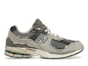 Zapatillas New Balance 2002R Protection Pack Rain Cloud M2002RDA de ante y malla gris