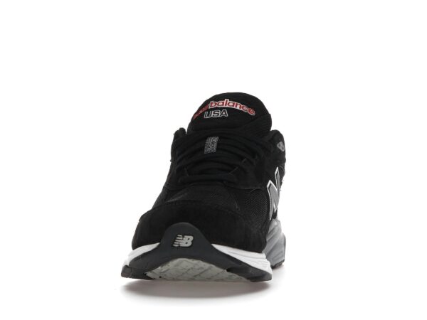 Zapatillas New Balance 990v3 MiUSA de piel negra y blanca – M990BS3
