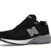 Zapatillas New Balance 990v3 MiUSA de piel negra y blanca – M990BS3