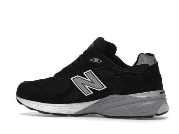 Zapatillas New Balance 990v3 MiUSA de piel negra y blanca – M990BS3