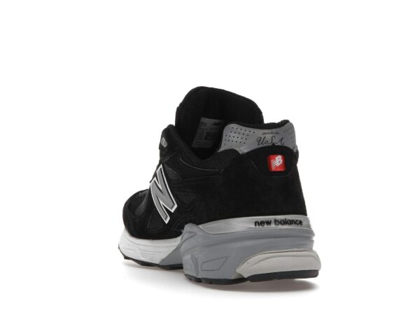 Zapatillas New Balance 990v3 MiUSA de piel negra y blanca – M990BS3