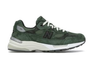 New Balance 992 JJJJound Green M992JJ: Zapatillas premium de ante y malla