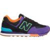 Zapatillas New Balance 574 ML574PT2 en negro, morado, naranja y azul