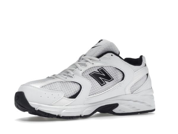 Zapatillas New Balance 530 de piel y malla, blancas y negras – MR530EWB