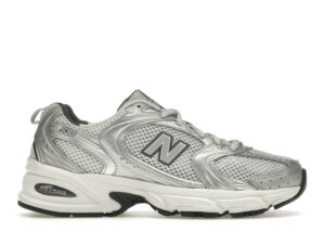 Zapatillas New Balance 530 Grey Matter plateadas metalizadas – MR530LG