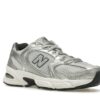 Zapatillas New Balance 530 Grey Matter plateadas metalizadas – MR530LG