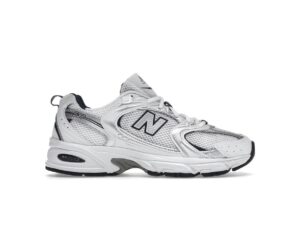Zapatillas New Balance 530 Blanco Plata Azul Marino MR530SG