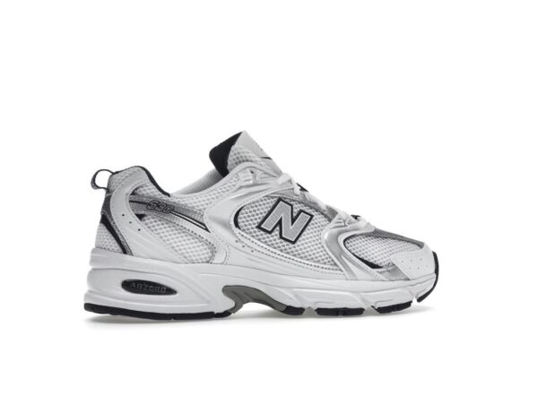 Zapatillas New Balance 530 Blanco Plata Azul Marino MR530SG