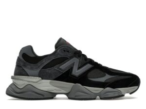 New Balance 9060 Black Castlerock Grey – U9060BLK: Zapatillas gruesas con amortiguación ABZORB y SBS
