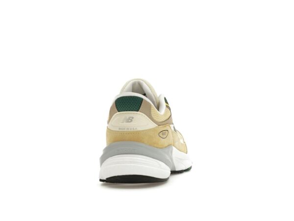 Zapatillas New Balance 990v6 MiUSA Verde Azufre U990TE6 – Fabricadas en EE. UU.